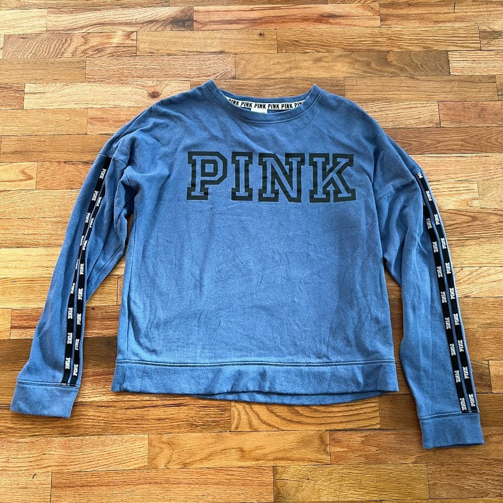PINK Crew Neck Sweatshirt, Size S
